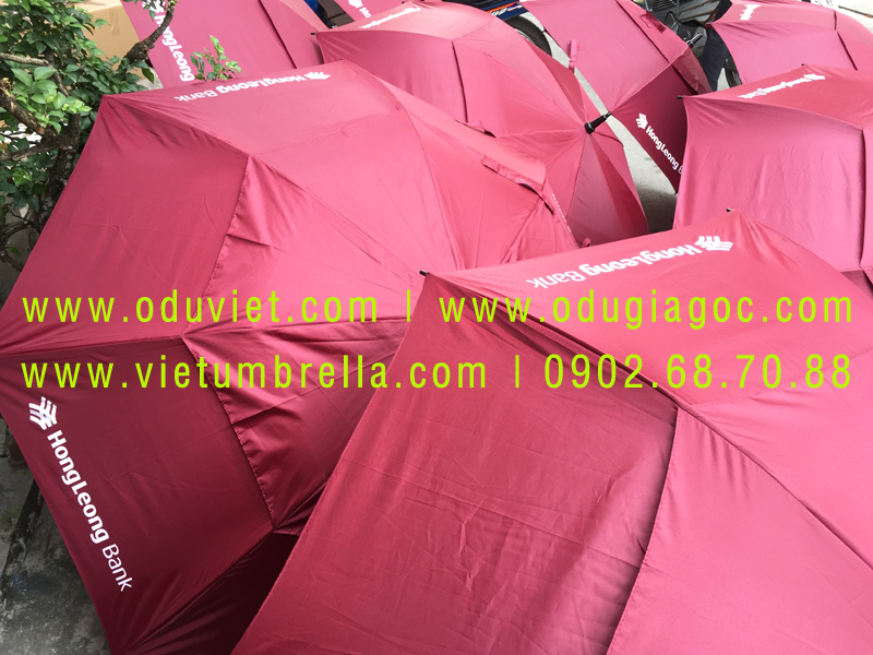 xưởng sản xuất ô dù cầm tay in logo quảng cáo